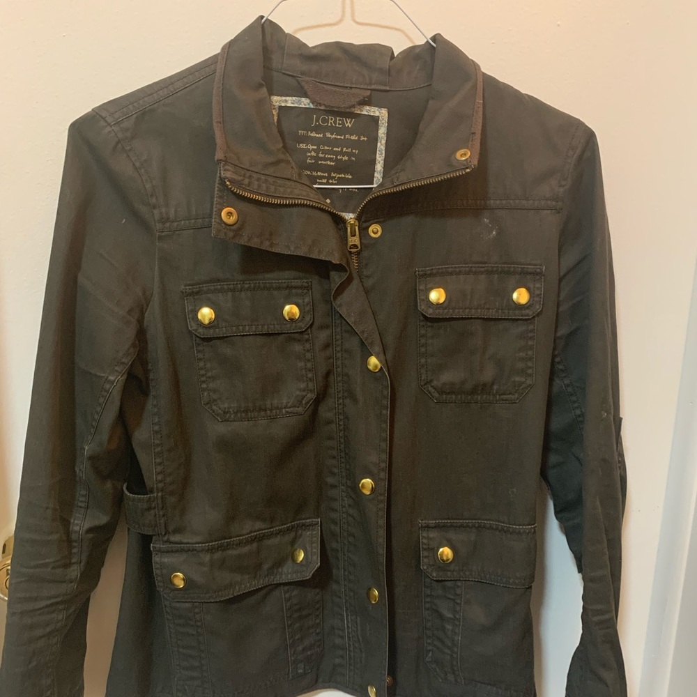 J Crew Relaxed Boyfriend Field Jacket Short